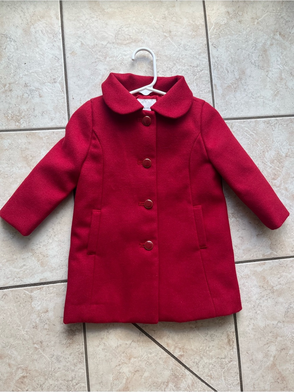Janie and Jack Red Coat